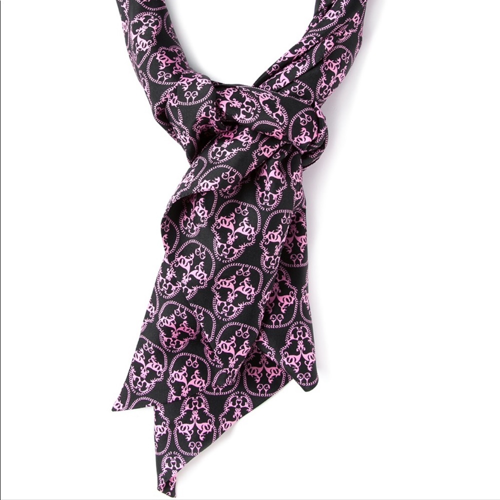 Thomas Wylde Silk Skull Scarf